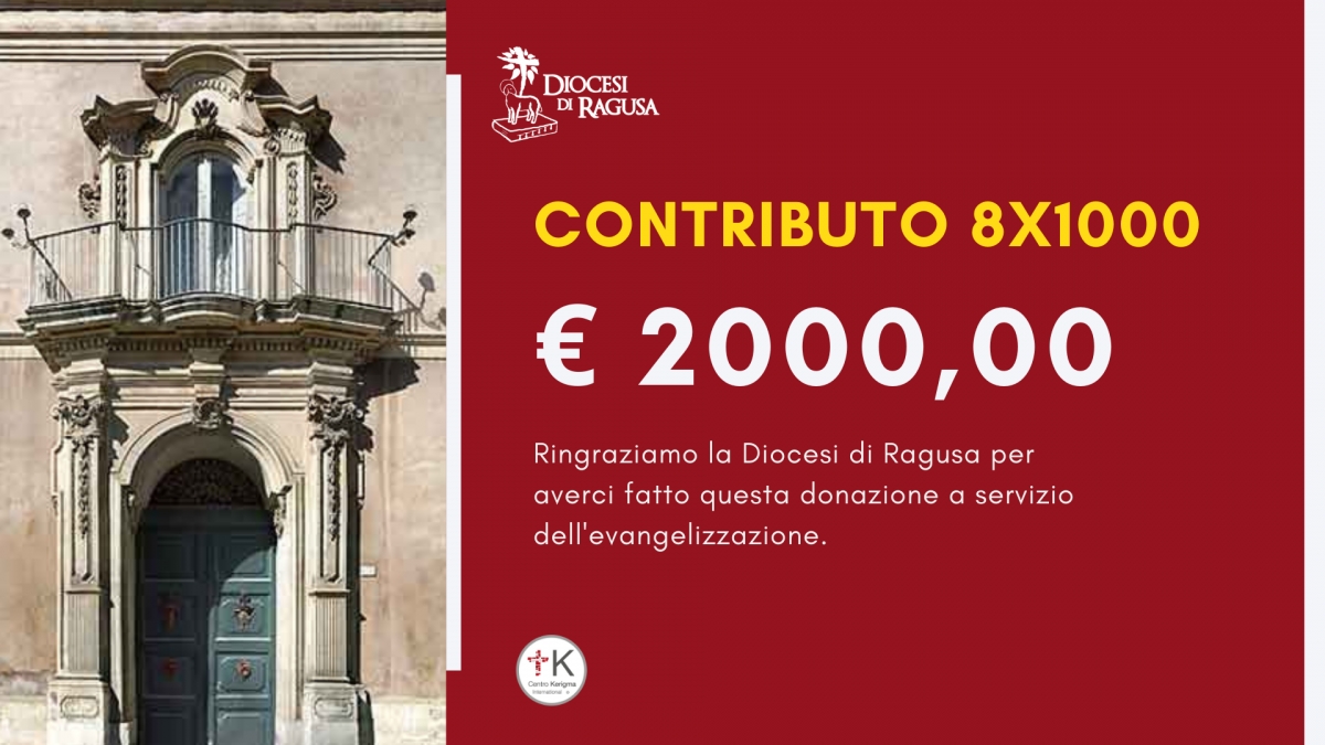 Contributo dalla diocesi di Ragusa 2021